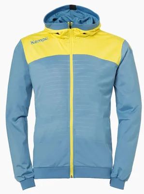 Immagine prodotto di Kempa pallamano pallavolo Emotion 2.0 giacca con cappuccio giacca sportiva uomo blu giallo taglia L