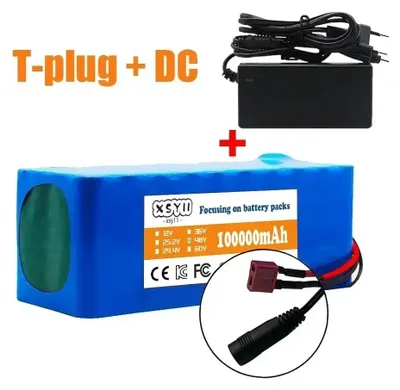Produktbild von Lithium-Ionen-Batteriepack, 100Ah Kapazität, 48V Spannung, T-DC-Ladegerät