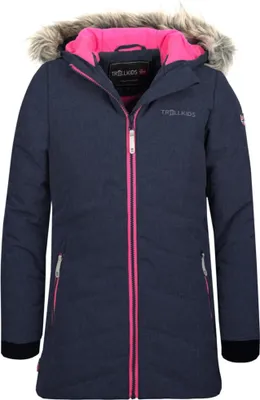 Produktbild von Trollkids Mädchen Wasserdichte Jacke Marine 133-114 Grösse 152