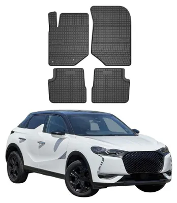 Image de Tapis de Sol pour DS DS3 Crossback 2018-2025 Caoutchouc Noir