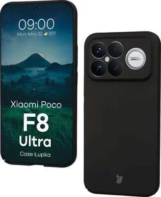 Produktbild von Handyhülle für Xiaomi POCO F8 Ultra, Bizon Case Lupka, Schwarz