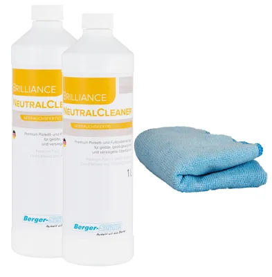 Image de Kit de nettoyant pour sols neutre, comprenant 2 flacons de 1 litre