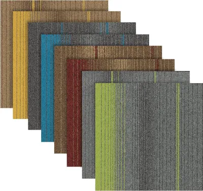 Produktbild von Teppichfliese Sheffield 50 x 50 cm Gelb 133f15 Gemischt