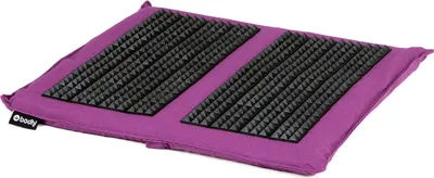 Produktbild von VITAL Akupressur Fußreflexzonen Matte SPIKY aubergine