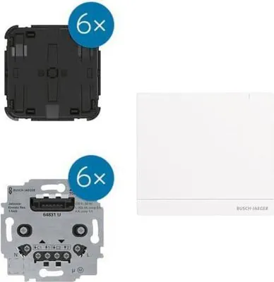 Produktbild von BUSCH JAEGER BJ Starterset Jalousie BA-Set-S.13blind set flex wireless für (2CKA006400A0102)