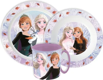 Produktbild von Disney Eiskönigin Autumn Leaves Geschirrset,