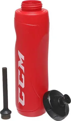Produktbild von CCM Trinkflasche 0,9 Liter w/Tube, Farbe:rot