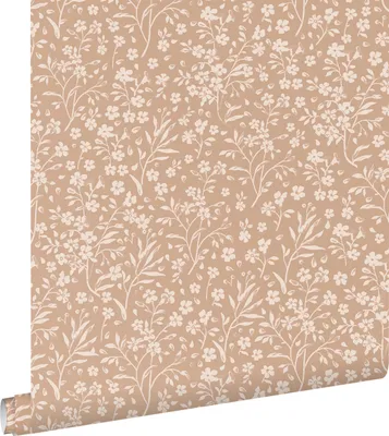 Zdjęcie produktu dla ESTAhome Tapeta kwiaty terakoty różowej 53 cm x 10.05 m