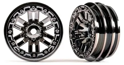 Produktbild von Traxxas 9768-BLKCR, Beadlock-Reifen, Chrom