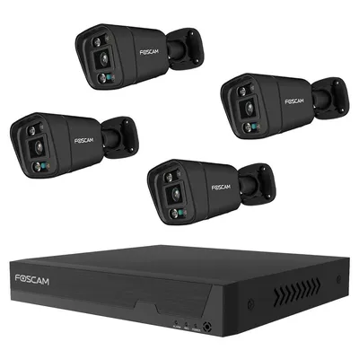 Produktbild von Foscam FN9108E B4 2T schwarz Netzwerk-Videorekorder 4x V5EP FN9108E-B4-2T
