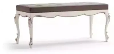 Zdjęcie produktu dla Designerska ławka stołek do salonu meble do siedzenia tapicerka tkanina ławka