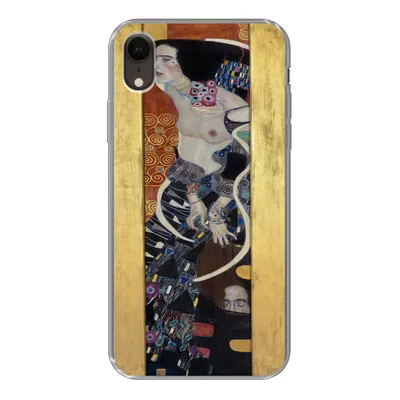 Produktbild von MuchoWow® Handyhülle Schutzhülle Hülle für iPhone XR Judith II Salomè - Gustav Klimt Silikon Softcase Handy Hülle - Schutzdeckel