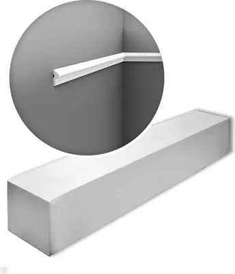 Immagine prodotto di Orac Decor PX201-box AXXENT 1 cartone con 80 strisce decorative Rivestimento murale stile classico colore bianco | 160 m