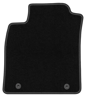 Produktbild von Fahrermatte Velours für Opel Vectra C 2002-2008 (Liftback/Schrägheck/Limousine) – 1-tlg, Schwarz, passgenau – Wielganizator BASIC