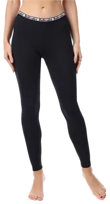 Produktbild von Bellivalini Damen Lange Leggings Sportleggings aus Baumwolle BLV50-177 (Schwarz, M)