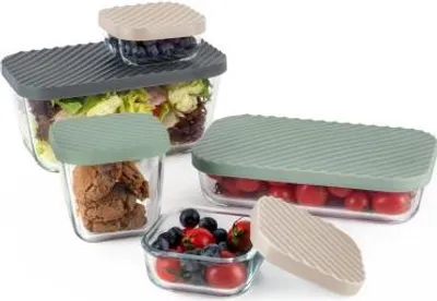 Produktbild von Frischhaltedosen-Set, Glas, 5-tlg.