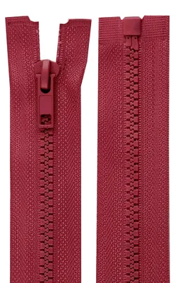 1 Reißverschluss Kunststoff-Profil 5mm 35 cm teilbar, Autolock, bordeaux