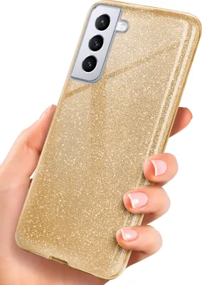 Produktbild von GLITTER-Case für Samsung Galaxy S21 Plus, Farbe:Shine - Gold