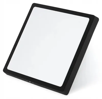 Produktbild von LED Deckenleuchte Aufbaupanel flimmerfrei CCD Schwarz Neutral 18W