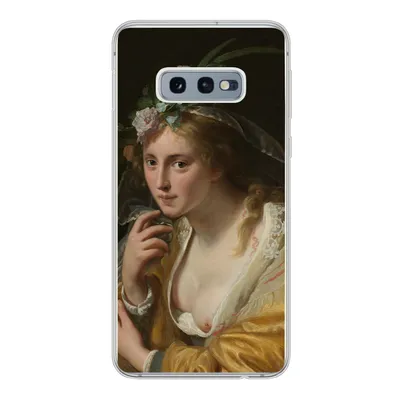 Produktbild von MuchoWow® Handyhülle Schutzhülle Hülle für Samsung Galaxy S10e Eine Hirtin - Gemälde von Paulus Moreelse Silikon Softcase Handy Hülle - Handy