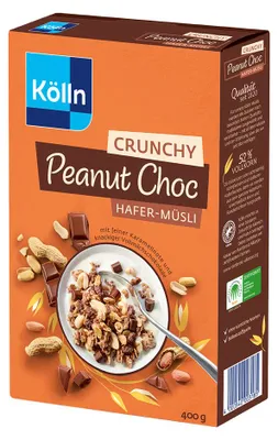 Produktbild von Kölln Müsli Crunchy Peanut Choc, 400g