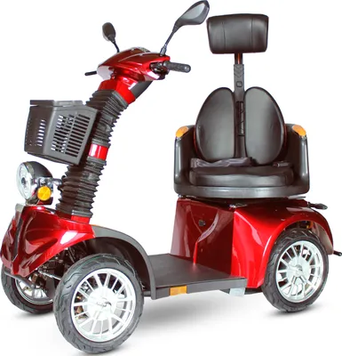 Produktbild von ECO ENGEL 540 Rot Elektromagnetische Bremse 1000 Watt Motor 4 Rad Elektromobil