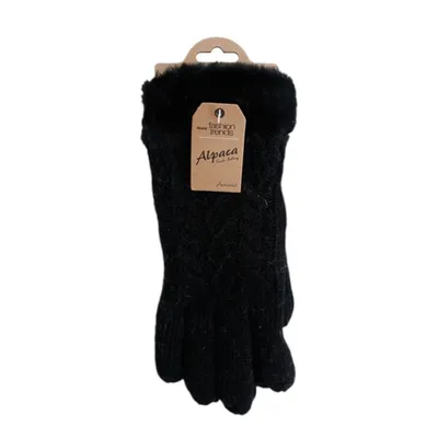 schwarze Handschuhe