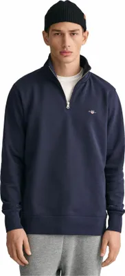 Produktbild von GANT Regular Shield Sweatshirt mit durchgehendem Reißverschluss, Blau XL