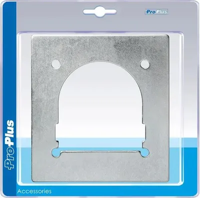 Imagen del producto de Placa de anclaje individual para fijación, de 142x132 mm, en blíster