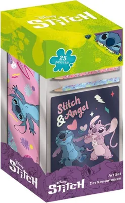 Produktbild von Malbuch mit Federmäppchen „Lilo & Stitch“ – Diakakis