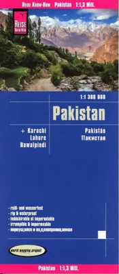 Obrázok produktu pre Mapa Pakistanu (1:1 300 000)