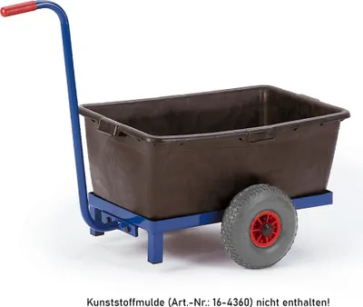 Produktbild von Rollcart Griffroller für Kunststoffmulde Ladefläche 670x370mm