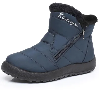 Produktbild von Solidchoice - Damen Winterstiefel für Schnee, mit Fellfutter