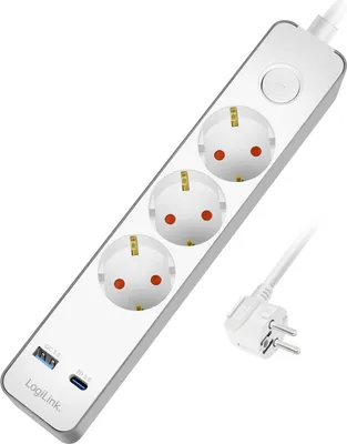Immagine prodotto di Multipresa a 3 vie + USB-A/USB-C PD 20W, 1,4 m, bianca