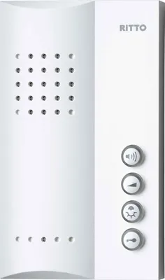 Obrázek produktu pro Ritto 1723070, Modul tlačítka volání, Bílá, Povrchový, 90 mm, 23 mm, 152 mm
