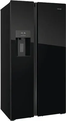 Produktbild von Concept LA7691BC, Freistehend, Amerikanische Tür, Schwarz, LED, Berührung, 543 l
