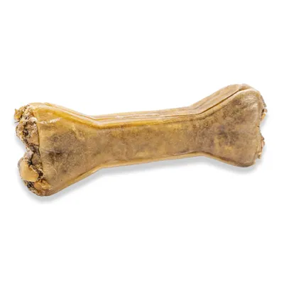 Produktbild von Set mit 7 Kauknochen für Hunde (12 cm) mit Insektenprotein – natürlicher Kausnack aus Rinderhaut, Biotinquelle, unterstützt ein gesundes Fell