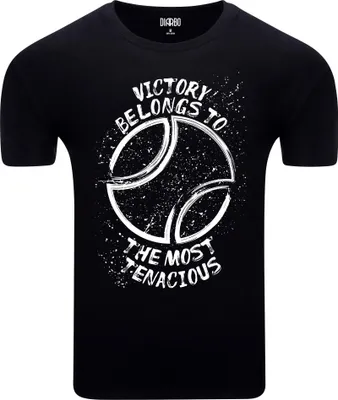 Immagine prodotto di Diarbo Maglietta da uomo con stampa sportiva Hardest Ball Nero Taglia XXXL