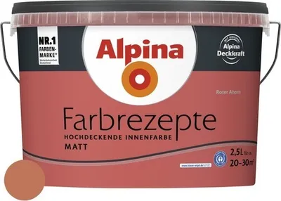 Produktbild von Alpina Wandfarbe Farbrezepte Roter Ahorn 2,5 l