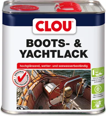 Produktbild von CLOU Boots-/Yachtlack farblos glänzend 2,5 l