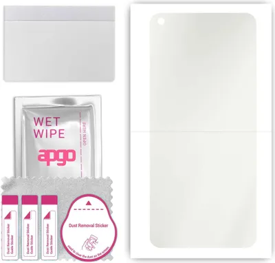 Produktbild von apgo Hydrogel Schutzfolie, Matt, kompatibel mit Realme 7, flexibele Displayschutzfolie, Folie mit Positionierhilfe, Anti-Fingerprint, kratzfest, einfache Montage