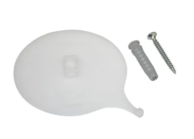 Produktbild von Gardinia Deckenträger für Alu-Vorhangschiene weiß, 3-läufig, 2 Stück