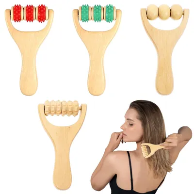 Productafbeelding van Houten massagerollen voor dieptemassage en ontspanning