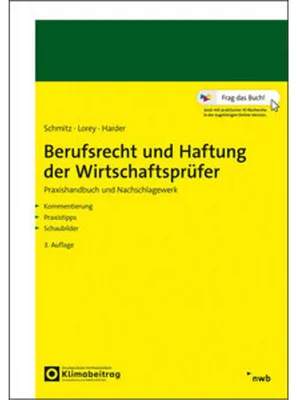 Immagine prodotto di Berufsrecht und Haftung der Wirtschaftsprüfer