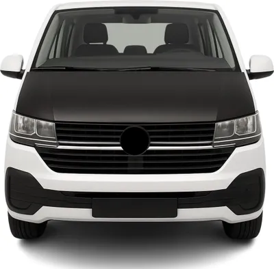 Image de Protège Capot pour VW T6 T6.1 Transporter tout 2015-2024 voiture vinyle Noir