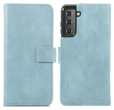 Productafbeelding van imoshion Luxe Bookcase voor de Samsung Galaxy S21 - Lichtblauw