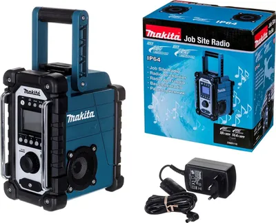Obrázek produktu pro Makita DMR116 Baustellenradio, Pracoviště, Digitální, AM, FM, 87,5 - 108 MHz, 522 - 1710 kHz, Automatické vyhledávání