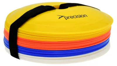 Image de Cônes d'entraînement de précision, marqueurs plats, lot de 40 pièces, multicolores, sport