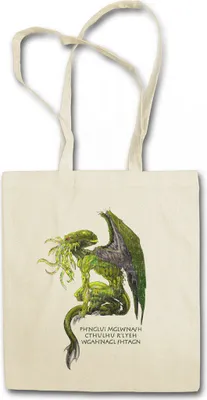 Produktbild von Urban Backwoods Cthulhu X, Stofftasche, Farbe: Beige
