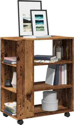 Produktbild von "im Sonderangebot"Rollcontainer Altholz-Optik 60x35x75cm Holzwerkstoff NEU891986 - Kommoden